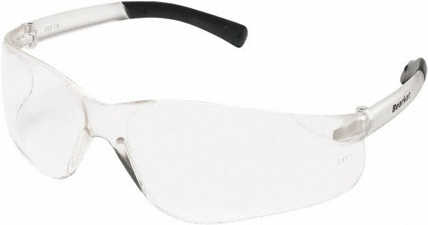 MCR SAFETY Mcr Safety BK010 Frameless Safety Glasses Clear Lens