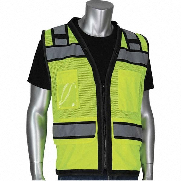 PIP Pip 302-0800D-LY/4X Hi-vis Surveyor Vest Ansi Class 2 4XL