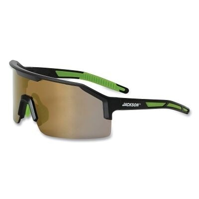 JACKSON SAFETY Jackson Safety 60009 Maxview+ Safety Glasses Gold Mirror