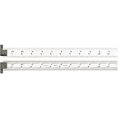 STARRETT Starrett 52674 Steel Rule 12 Inch 4R Rigid Spring Steel