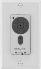 FANIMATION Fanimation TW40WH 120V wall transmitter DC motor (4.72 x 0.3 x 1.57 in) FTW40WH