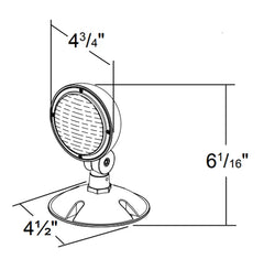 HALCO LIGHTING Halco Lighting 97012 Evade Single Remote Outdoor Head Gen2 0.8W (Round Head) EV2-RH-1-OUT-RD