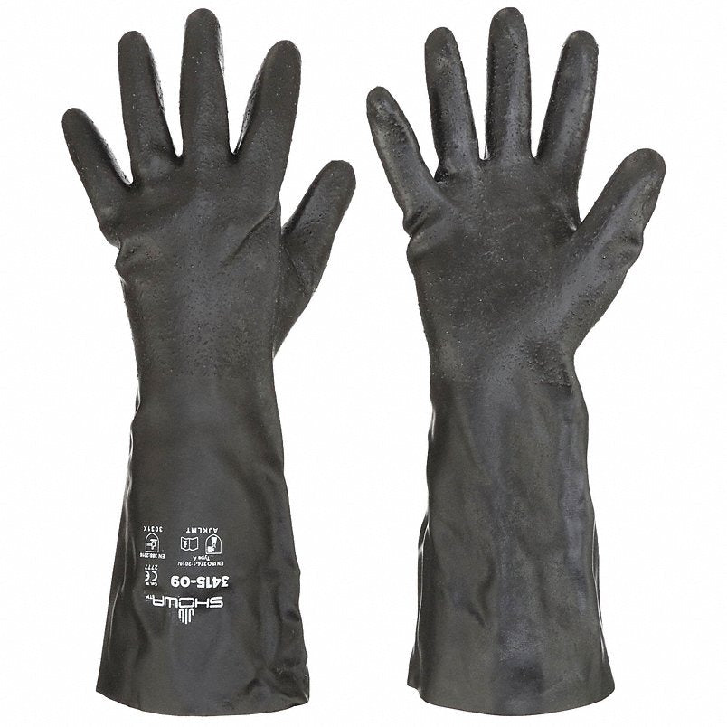 SHOWA Showa 553617 Chemical-resistant Neoprene Gloves Large