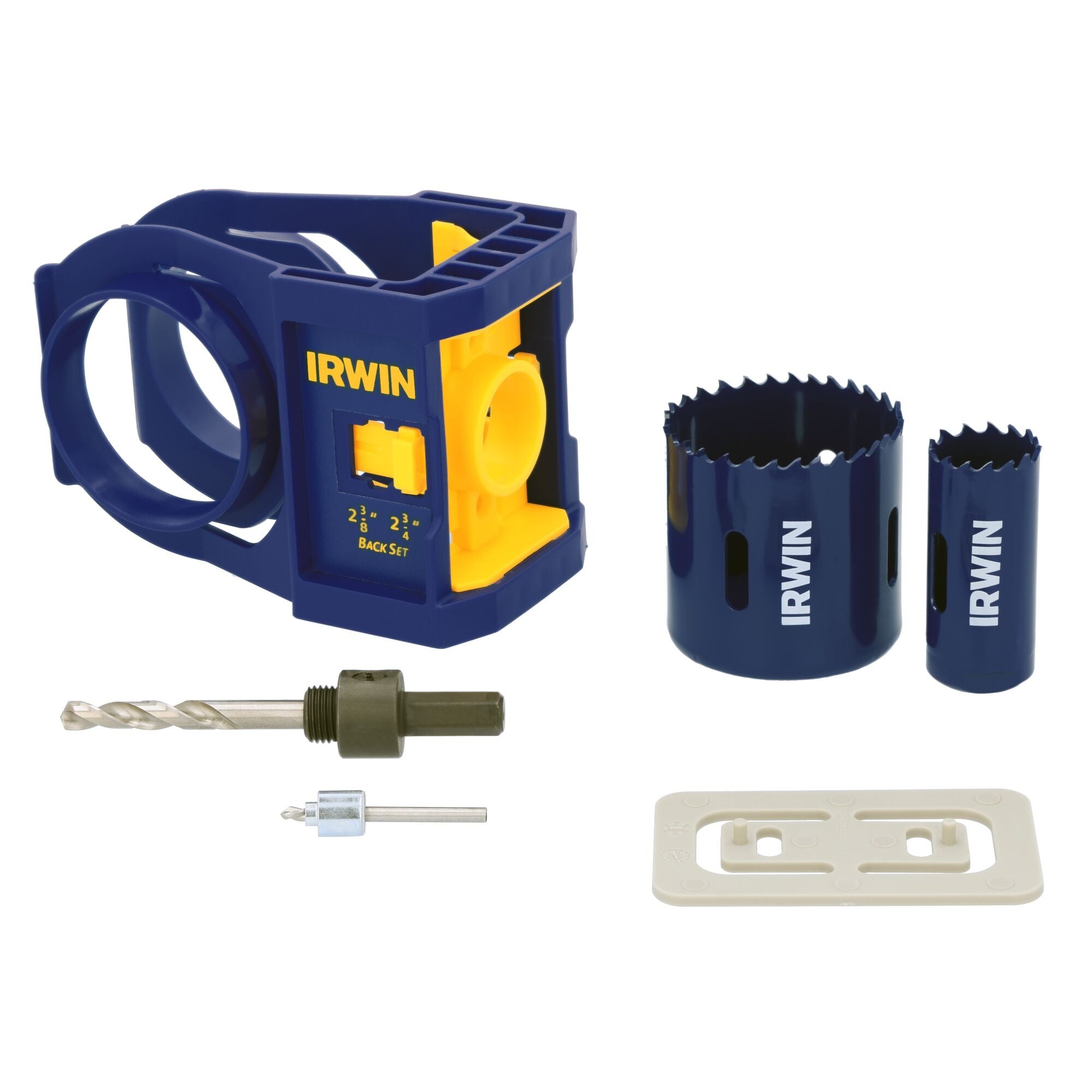 IRWIN Irwin 3111002 Door Lock Installation Kit Bi-Metal (1 Pack)
