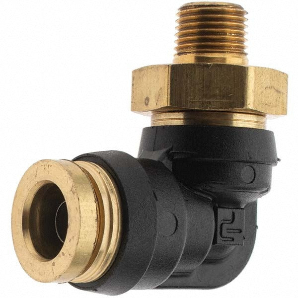 PARKER Parker PF-00056 90 Swivel Elbow 3/8in Od 1/8in Npt Brass