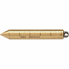 LUFKIN Lufkin 590GMEN Brass Plumb Bob 20 Oz 6 Inch