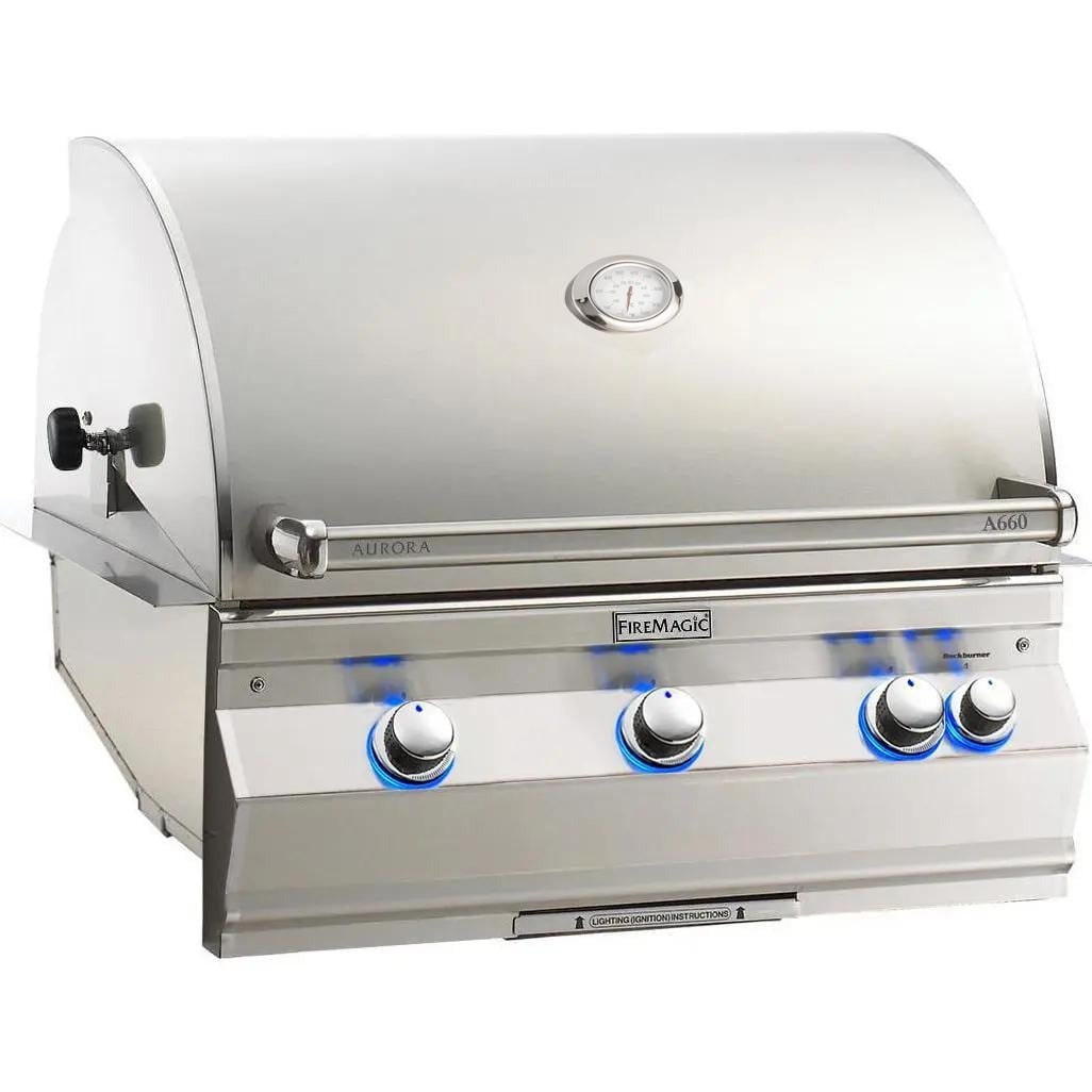FIRE MAGIC GRILLS Fire Magic Grills A660I-8EAN Aurora A660i built-in grill 75,000 BTU (30-inch)