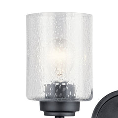 Kichler 45885BK Winslow Contemporary Style Vanity Light, (2) A19 Incandescent Lamp, 120 VAC