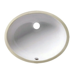 DAKOTA Dakota Plumbing Products US-1310W Undermount Oval Lavatory Sink