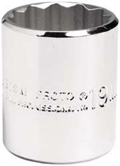 PROTO Proto J5226M 26mm 12-point 3/8 Drive Hand Socket