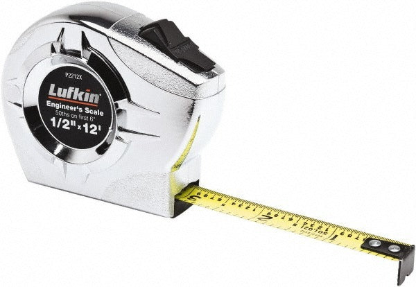 LUFKIN Lufkin P2212XN Tape Measure 12 Foot 1/2 Inch Yellow Blade