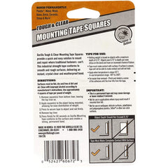GORILLA Gorilla GOR6067202 Tough Mounting Squares 1 in x 1 in 24/Pack GOR6067202
