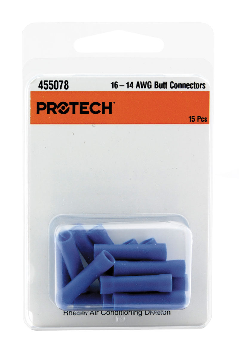 RHEEM RHEEM 455078 Insulated Butt Connectors 16 and 14 Gauge Wire Pack of 15