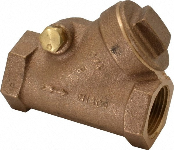 NIBCO Nibco NL75008 Check Valve 3/4 Inch Y-pattern Fnpt Bronze