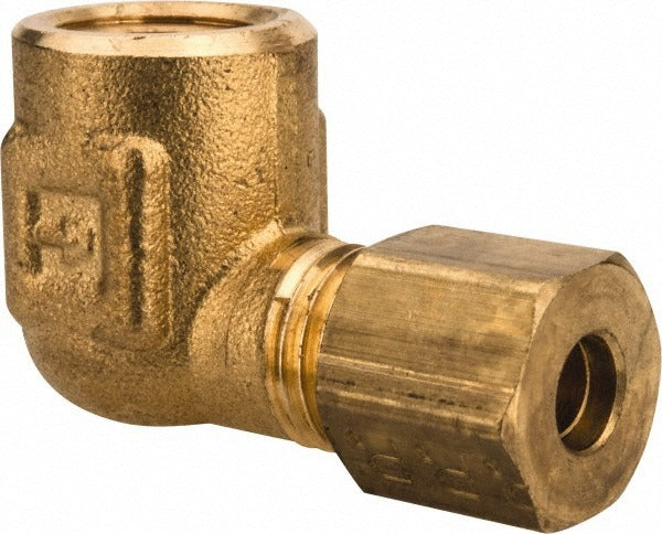 PARKER Parker 170C-3-2 Compression Female Elbow 1/8-27 Fnpt Brass