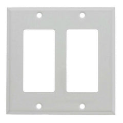 MULBERRY METAL PRODUCTS Mulberry Metal Products 86402 Standard Receptacle Wallplate (4.562 in x 4.5 in)