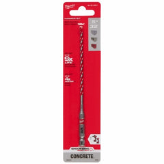 MILWAUKEE Milwaukee 48-20-9001 Carbide Hammer Drill Bit 5/32x6 Inch 3pk