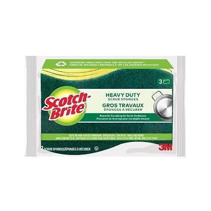 3M 3M MMMHD3 Heavy Duty Scrub Sponge Pack of 3 HD-3