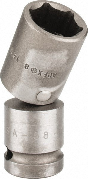 APEX Apex SA-58-18M Hand Socket 1/2 in Drive 18 Mm 6-point