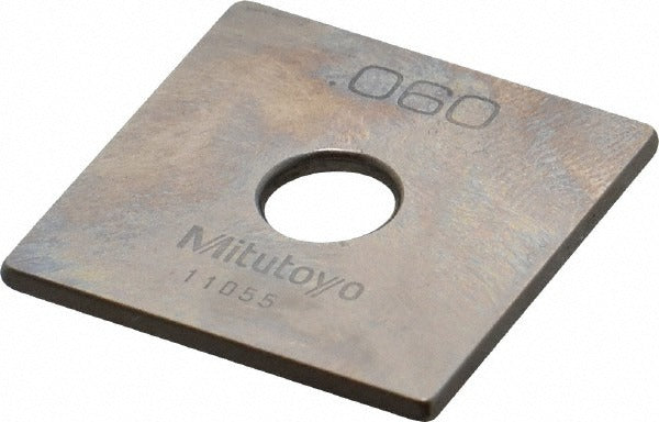 MITUTOYO Mitutoyo 614106-531 Square Steel Gage Block 0.06 in Grade 0