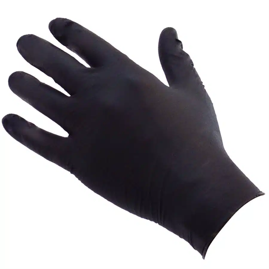 SHUBEE Shubee D SB NGB PF M Gauntlet Silver Edition Nitrile Gloves 100 Per Box (10 Boxes Case) DSBNGBPF