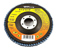 FORNEY Forney Industries Inc 71985 Flap Disc 4.5in 40 Grit Type 29