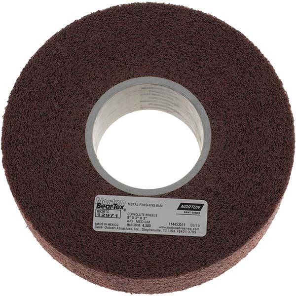 NORTON Norton 66261012971 Convolute Deburring Wheel 8 in