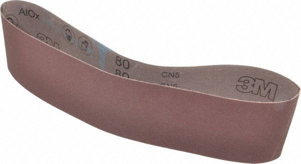 3M 3M 7010516112 Abrasive Belt 80 Grit 4x36 Aluminum Oxide