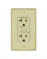 CYBER TECH LIGHTING Cyber Tech Lighting GLS20ATRWR-IV Tamper Resistant Weather Resistant Self-Testing GFCI Duplex Receptacle 20 Amp (Duplex) GLS20ATRWR-IV