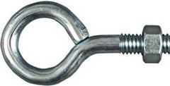 NATIONAL HARDWARE National Mfg N221-150 Eye Bolt 5/16x2-1/2 Zinc 90 Lb