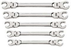 GEARWRENCH Gearwrench 81910 Flare Nut Wrench Set 5 Pc Inch