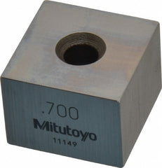 MITUTOYO Mitutoyo 614197-531 Square Steel Gage Block 0.7 in Grade 0