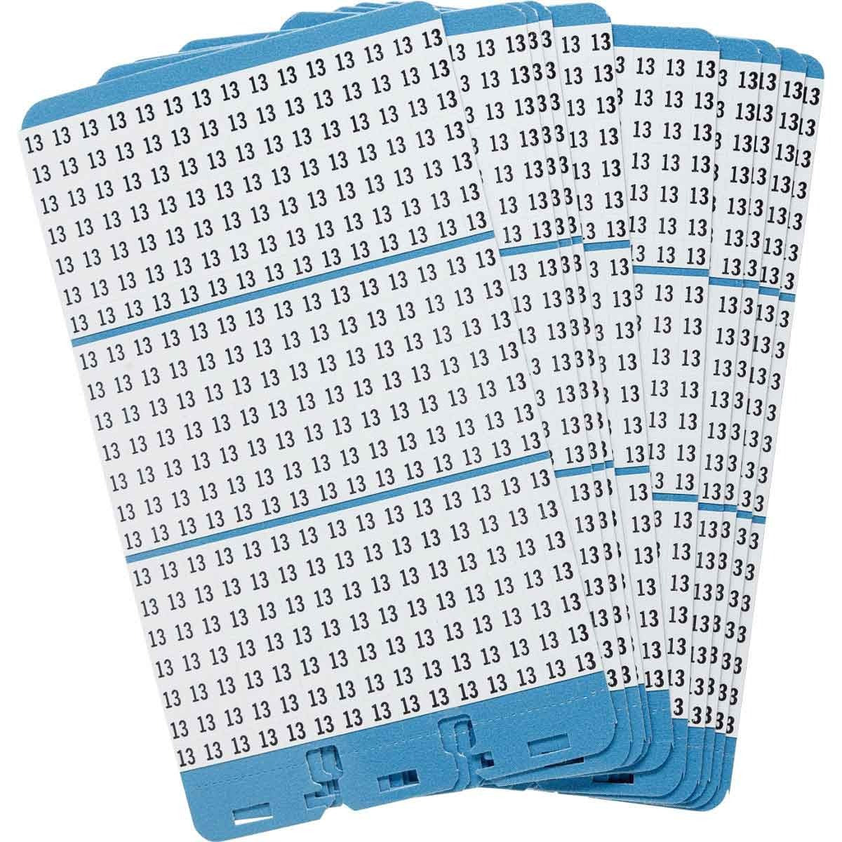 BRADY Brady PWM-13 Porta-Pack Individual Number Wire Marker Pack of 10 PWM-13