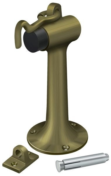 DELTANA Deltana DSF630U5 Floor Mount Door Bumper Hook Eye Antique Brass