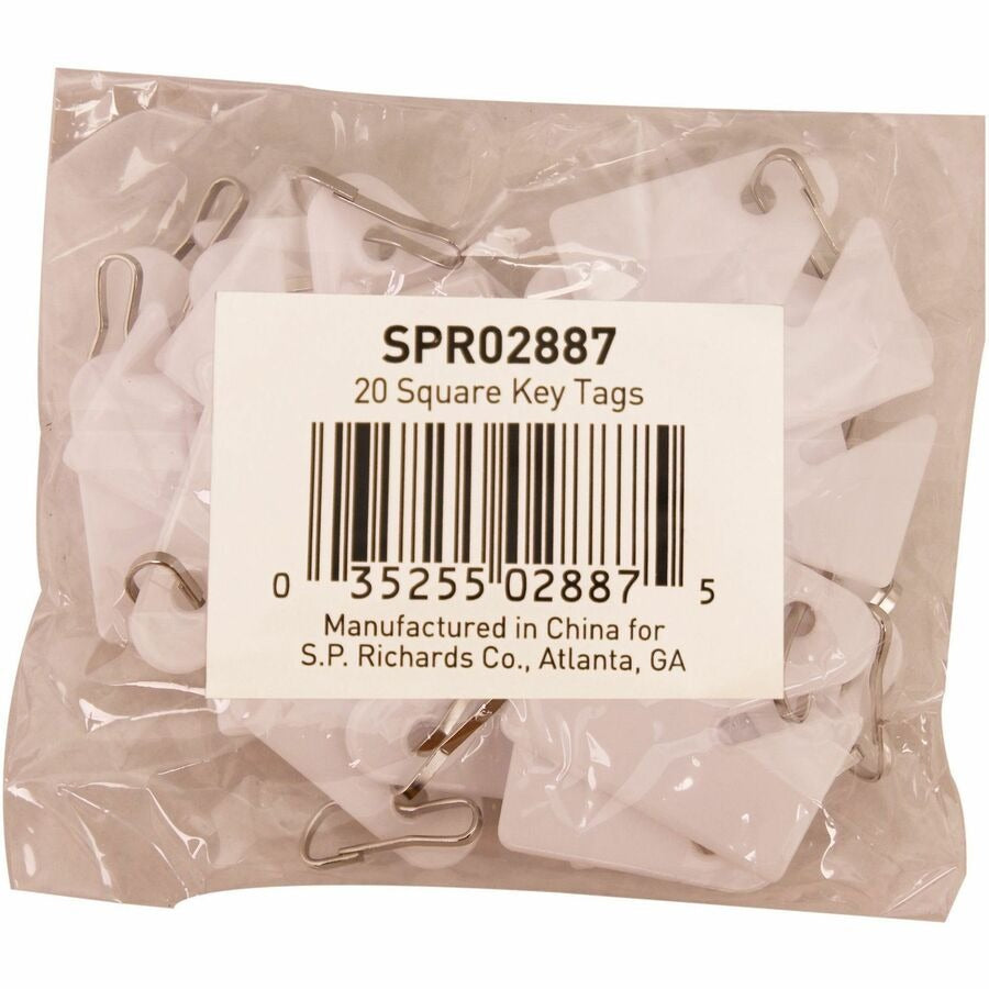SPARCO Sparco SPR02887 Square Key Tags 20 Pack