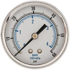 PARKER Parker K4520N14060 Frl Pressure Gauge 60 Psi 1/4 in