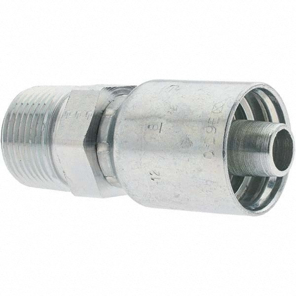 PARKER Parker KP81277 Hydraulic Hose Mpt Fitting 0.5 in Id Steel