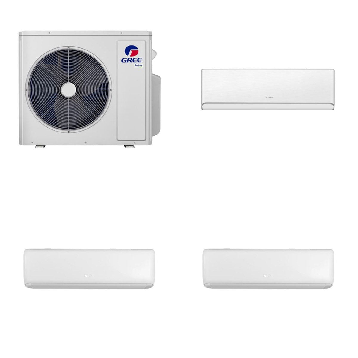 GREE GREE 48000 BTU R-32 21 SEER2 5-Zone Wall-Mounted Mini Split System