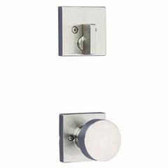 KWIKSET Kwikset 971PSKSQT-15 Pismo Knob Trim Square Rose Satin Nickel