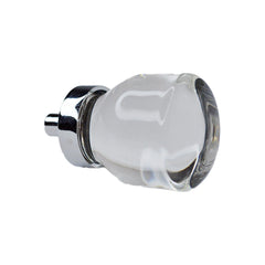EMTEK Emtek 86562US26 Juneau Glass Cabinet Knob Polished Chrome