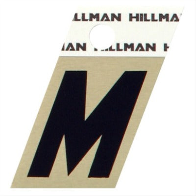 HILLMAN Hillman Fasteners 840518 Reflective Adhesive Letter M 6 Pack