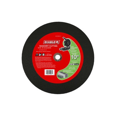 DIABLO Freud DBD100093L01C Masonry Cut-off Disc 10 in 5 Pack