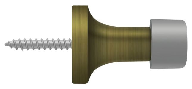 DELTANA Deltana BDS125U5 Baseboard Door Bumper Solid Brass
