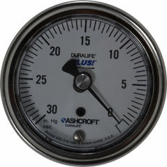 ASHCROFT Ashcroft 95428XLL Vacuum Pressure Gauge 2.5 in Dial
