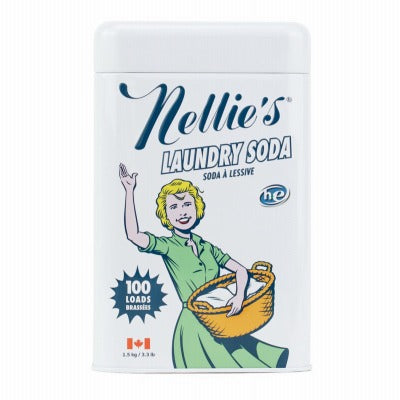 NELLIE'S Nellies NLS-100T Laundry Soda 100 Loads 3.3 Pounds He Safe