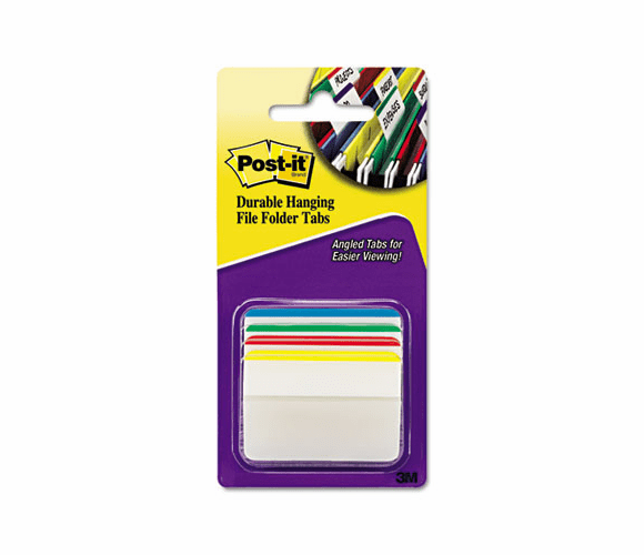 3M 3M MMM686A1 Post-it Durable Tabs 2 x 1.50 (24 Pack, Angled)