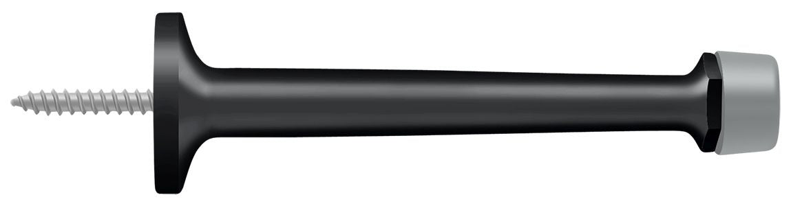 DELTANA Deltana BDS425U19 Baseboard Door Bumper Solid Brass Black
