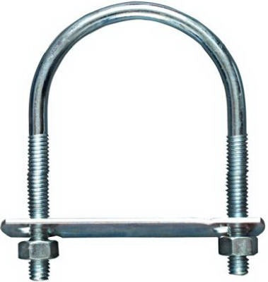 NATIONAL HARDWARE National Mfg N222-208 Zinc U-bolt 3/8x2-1/2x4 in with Nuts