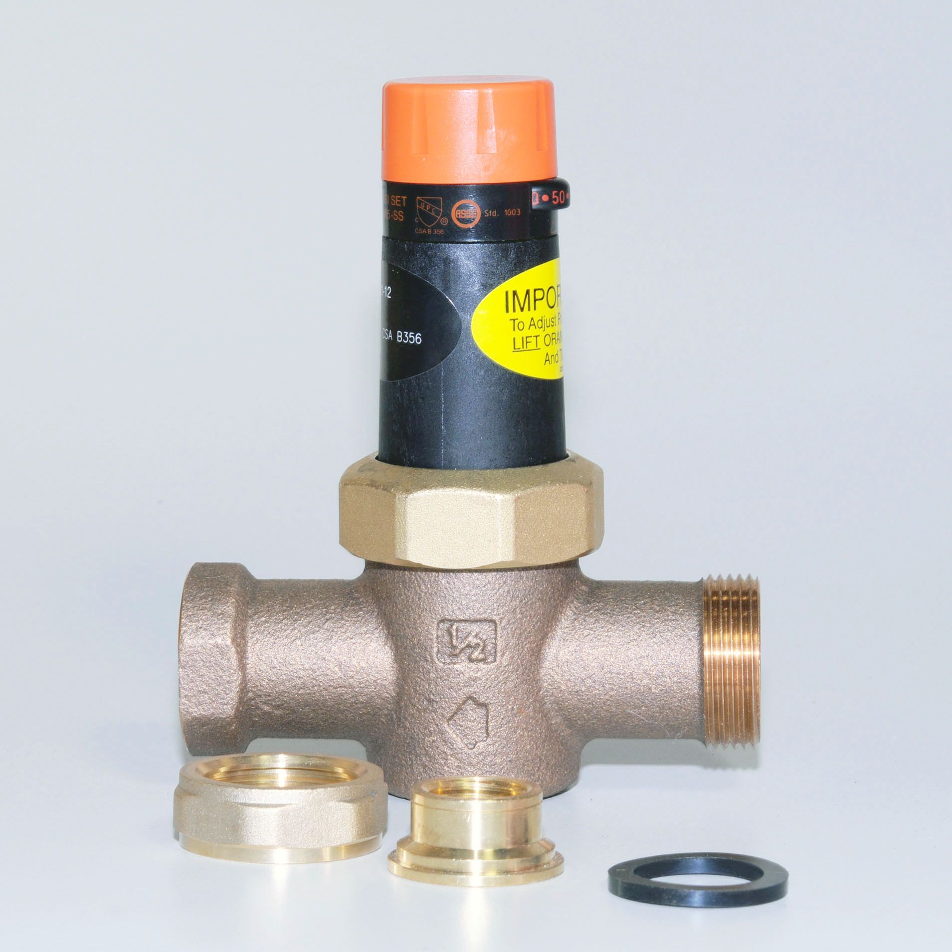 CASH-ACME Cash Acme 23135-0045 EB25 Single Union Pressure Regulator Valve 45 PSI