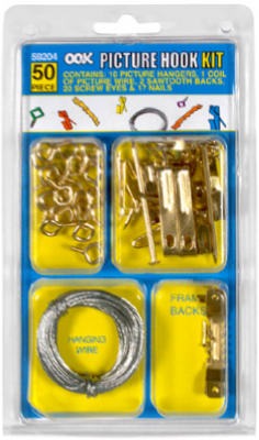 HILLMAN Hillman Fasteners 59204 Picture Hanging Kit 50 Piece